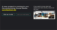 Desktop Screenshot of eurofashion.de